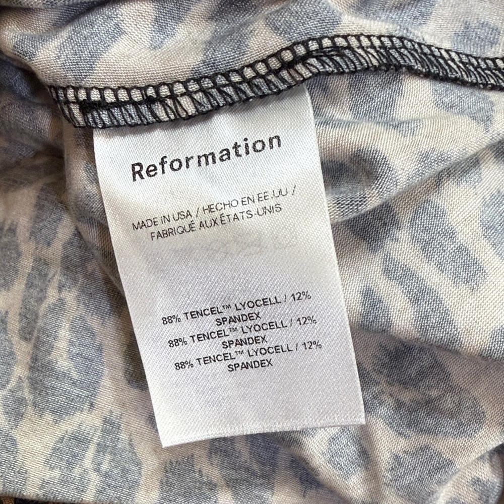 Reformation Leopard Print Maxi Dress - Brown and Black - Picture 6 of 7